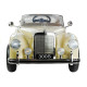 Retro stiliaus rusvas akumuliatorinis automobilis LS-618 Mercedes 300S