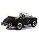 Retro stiliaus juodas akumuliatorinis automobilis LS-618 Mercedes 300S
