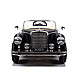 Retro stiliaus juodas akumuliatorinis automobilis LS-618 Mercedes 300S