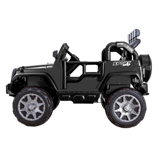 HP012 elektrinis juodas automobilis Elektrinės mašinėlės vaikams
