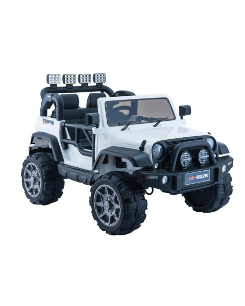 Elektrinė mašinėlė vaikams Jeep HP012, balta