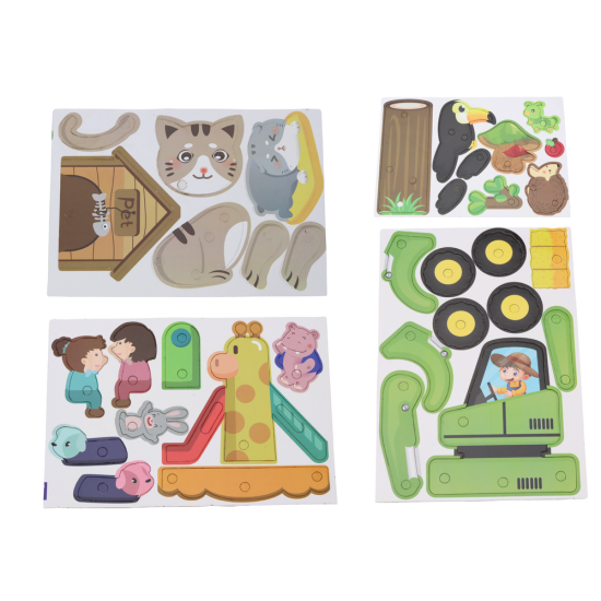 3D konstrukcijos galvosūkio rinkinys „pasidaryk pats“ su grąžtu 17929 - Žaislai 3D konstrukcijos galvosūkio rinkinys „pasidaryk pats“ su grąžtu Konstruktoriai