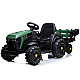 Electric Green Tractor with Trailer BDM0925 