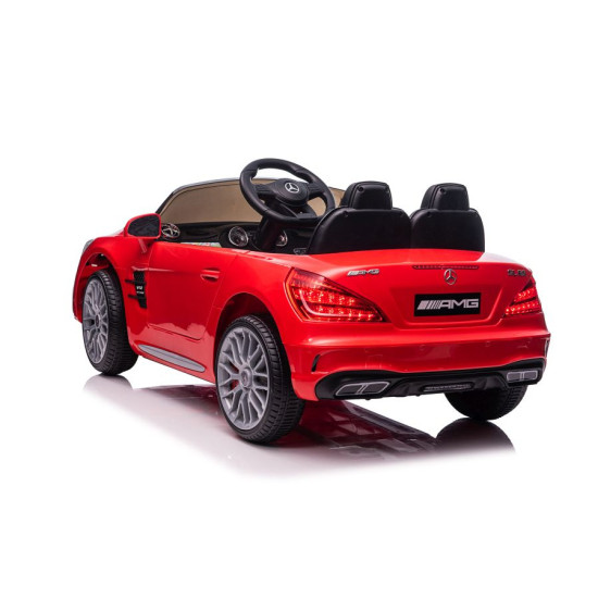 Raudonas elektrinis automobilis Mercedes SL65 S Elektrinės mašinėlės vaikams