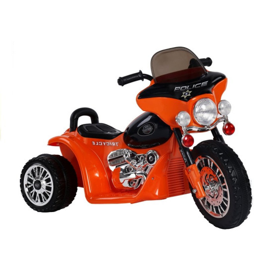 Įkraunamas oranžinis motociklas JT568 Elektrinės mašinėlės vaikams