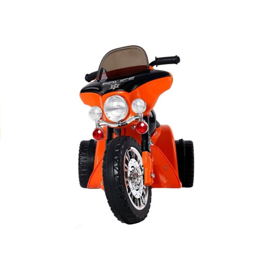 Įkraunamas oranžinis motociklas JT568 Elektrinės mašinėlės vaikams