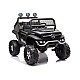 Juodas akumuliatorinis automobilis Mercedes Unimog S