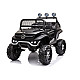 Juodas akumuliatorinis automobilis Mercedes Unimog S