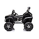 Juodas akumuliatorinis automobilis Mercedes Unimog S