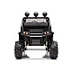 Juodas akumuliatorinis automobilis Mercedes Unimog S