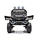 Juodas akumuliatorinis automobilis Mercedes Unimog S