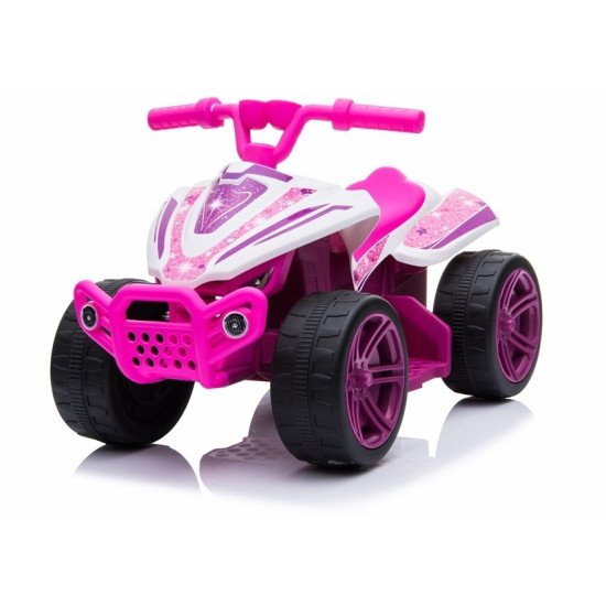 TR1805 akumuliatorinis rožinis keturratis Automobiliai