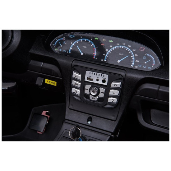Electric black car YSA021A