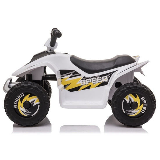 Baterijomis maitinamas baltas keturratis XMX612 Elektrinės mašinėlės vaikams