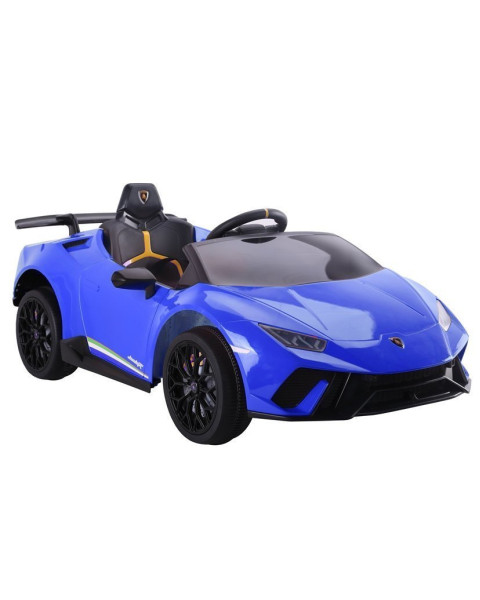 Elektrinė mašinėlė vaikams Lamborghini Huracan, mėlyna