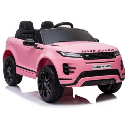 Rožinis akumuliatorinis automobilis Range Rover Evoque