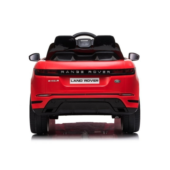 Raudonas akumuliatorinis automobilis Range Rover Evoque Elektrinės mašinėlės vaikams