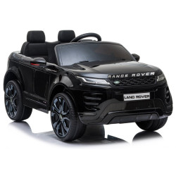 Juodas akumuliatorinis automobilis Range Rover Evoque