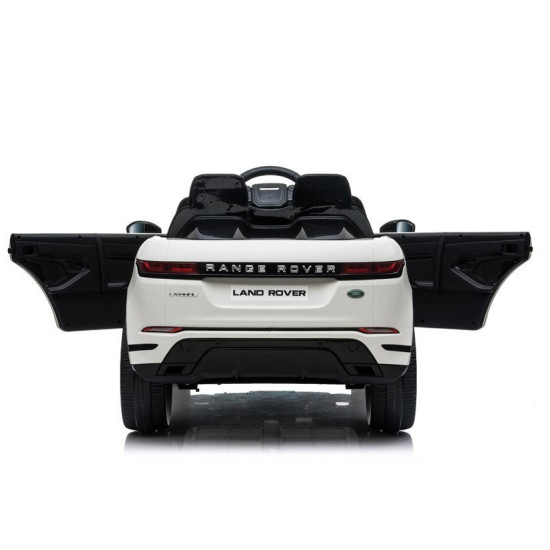 Baltas elektrinis automobilis Range Rover Evoque Elektrinės mašinėlės vaikams
