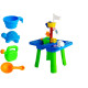 Table-shaped sandbox Outdoor