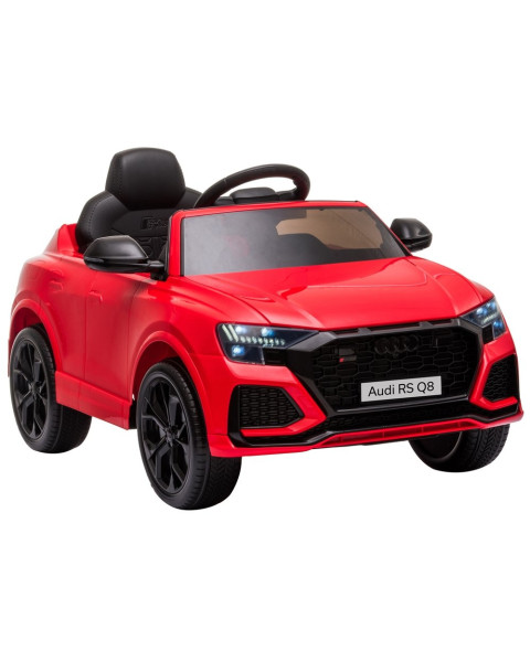 Elektrinė mašinėlė vaikams Audi RS Q8, raudona
