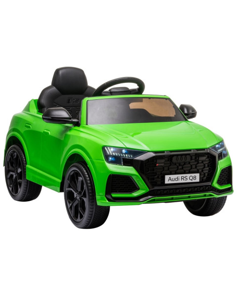 Elektrinė mašinėlė vaikams Audi RS Q8, žalia