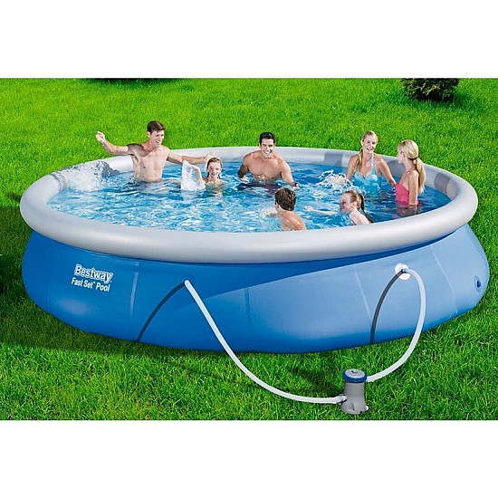 Apvalus pripučiamas sodo baseinas 457 x 84 cm Bestway