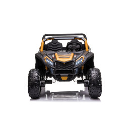 auksinės spalvos baterijomis maitinamas automobilis A032 EVA