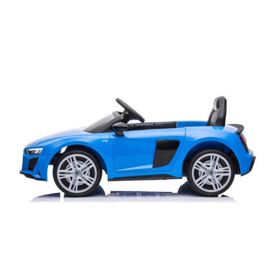 Mėlynas elektrinis automobilis Audi R8 Lift A300 Automobiliai