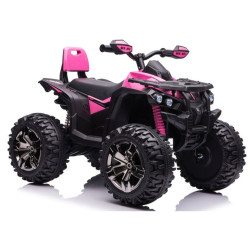 Rozā elektriskais kvadracikls QLS-3288
