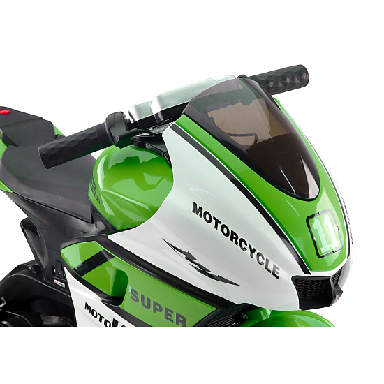Žalias motociklas HT-5188 Žaisliniai motociklai