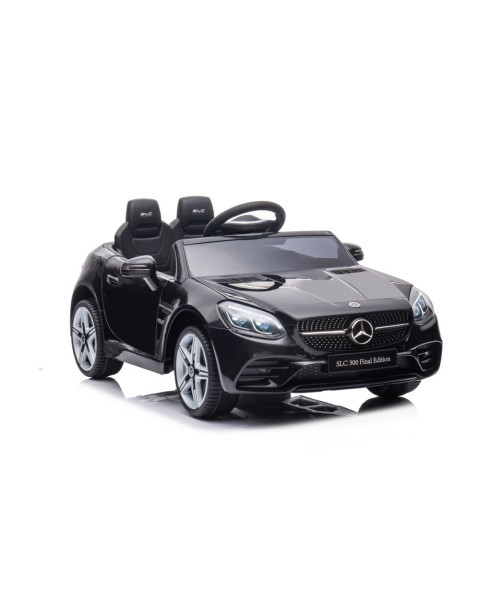 Elektrinė mašinėlė vaikams Mercedes SLC 300, juoda