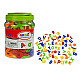 Magnetic letters and numbers in a jar 78 element alphabet