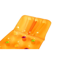 Pripučiamas geltonas baseino čiužinys 188 x 71 cm Bestway 43014