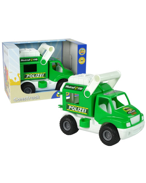 Žalias policijos automobilis 