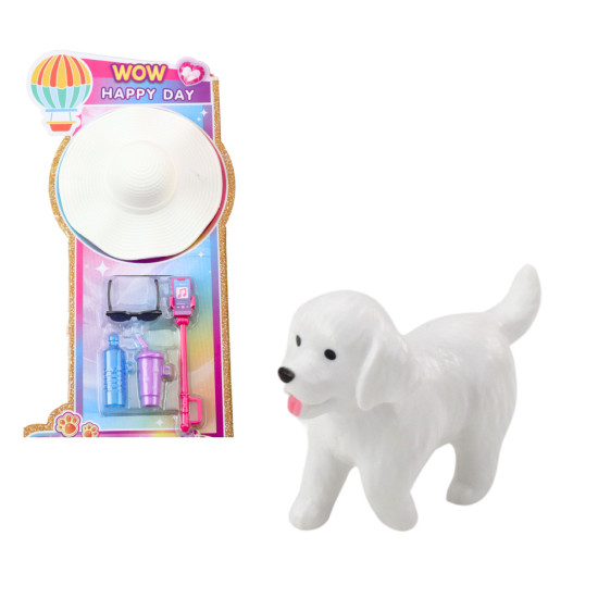 Anlily poros rinkinys su šunuku ir priedais Lėlės ir žaidimų rinkiniai