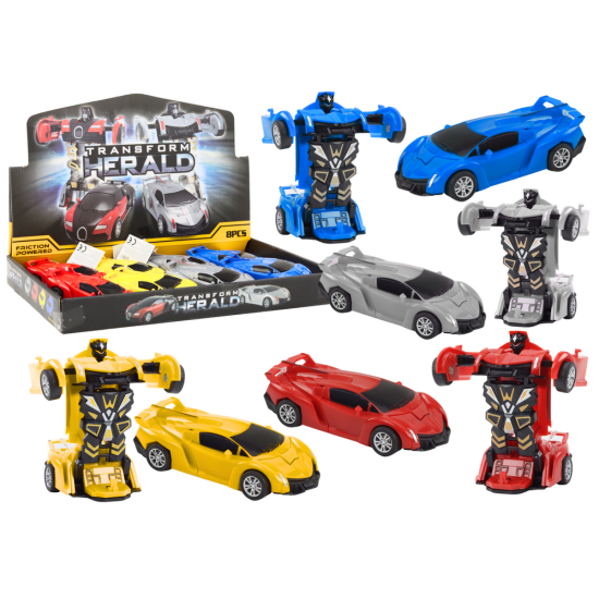 Auto Robot 2in1 Transformation Sports Car Drive Žaisliniai automobiliai