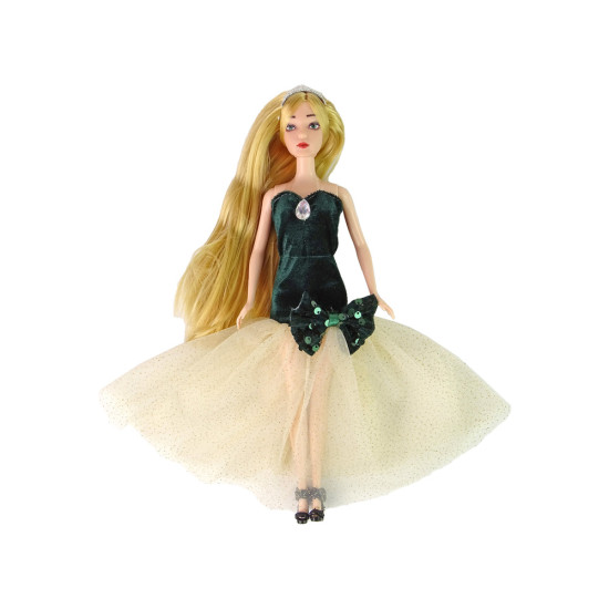 Ilgaplaukė lėlė Emilija su katinu ir gėlėmis Lėlės ir žaidimų rinkiniai