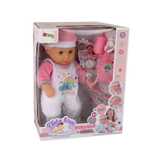 Kūdikio lėlė su čiulptukas ir aksesuarais Lėlės ir žaidimų rinkiniai