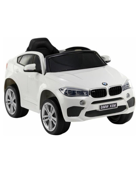 Elektrinė mašinėlė vaikams BMW X6, balta