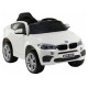Baltas BMW X6 elektrinis automobilis