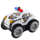 Police Car Rollover Obstacle Sensor 360° Lights Sounds White Žaisliniai automobiliai