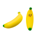 Geltonas banano formos minkštas antistresinis žaislas Lėlės ir žaidimų rinkiniai