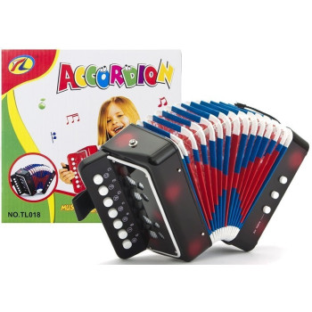 Black accordion for a little musician