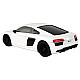 Car R/C Audi R8 1:24 Rastar White Mänguautod