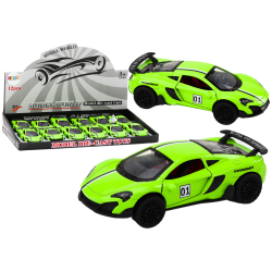 Sportinis žalias automobilis