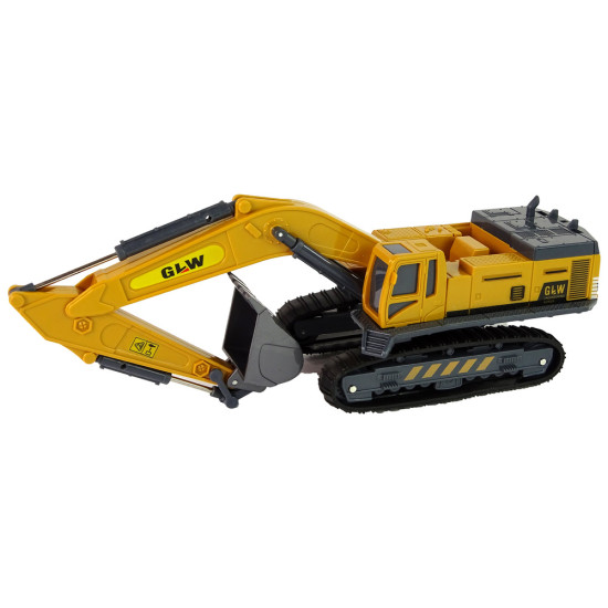 Construction Vehicle Yellow Caterpillar Excavator 1:55 Žaisliniai automobiliai