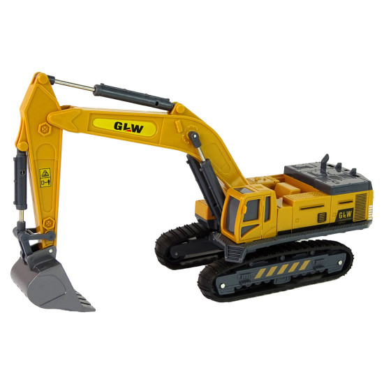 Construction Vehicle Yellow Caterpillar Excavator 1:55 Žaisliniai automobiliai