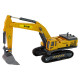 Construction Vehicle Yellow Caterpillar Excavator 1:55 Žaisliniai automobiliai