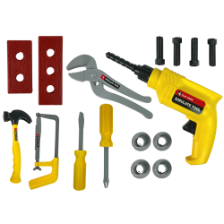 Geltonas įrankių rinkinys